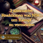 Spielmaterial eines Spieleliters im Rollenspiel